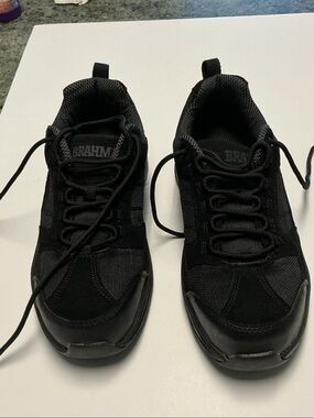 Brahma Men's Black Athletic Lace-Up Work Sneakers excellent condition